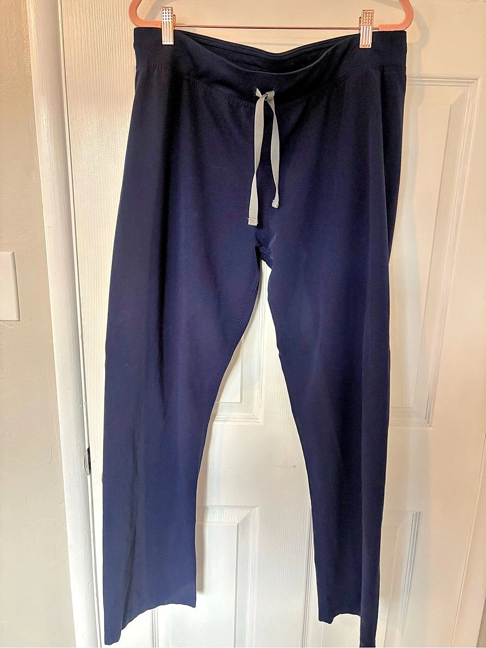FIGS Technical Collection Scrub Pants Straight Leg Blue Large